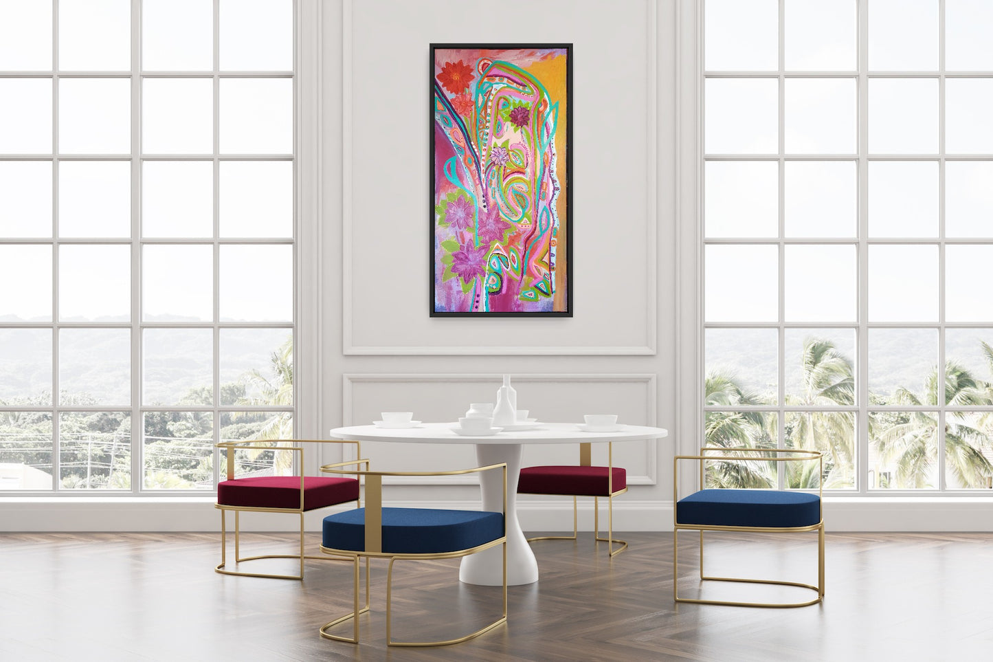 Tropical Garden 48 x 24 in
