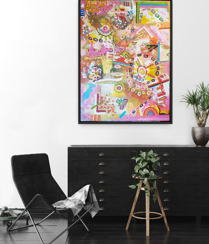 Carnival of Flowers 40 x 30 in