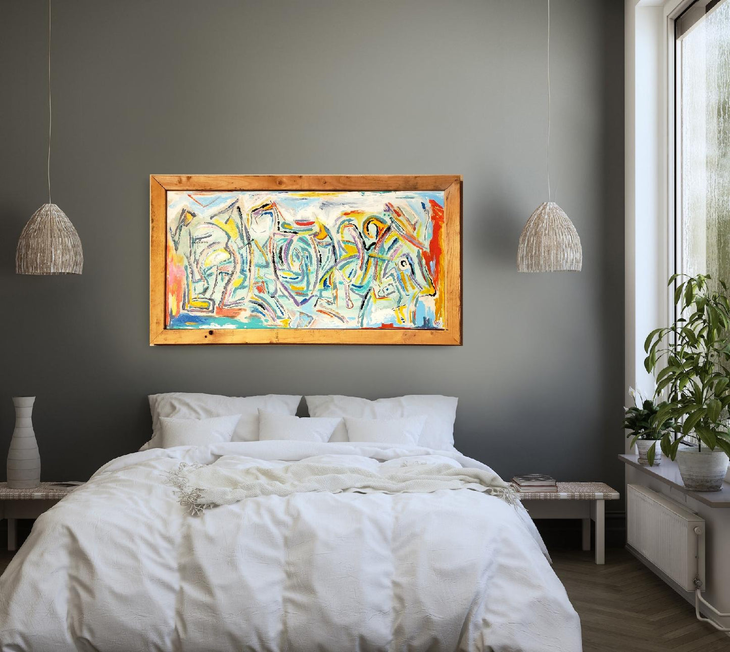 Bull In Dance 24 x 48 in