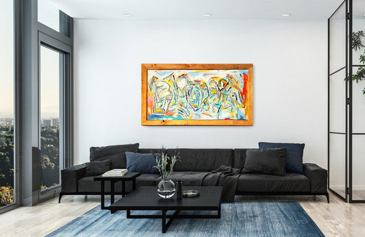 Bull In Dance 24 x 48 in