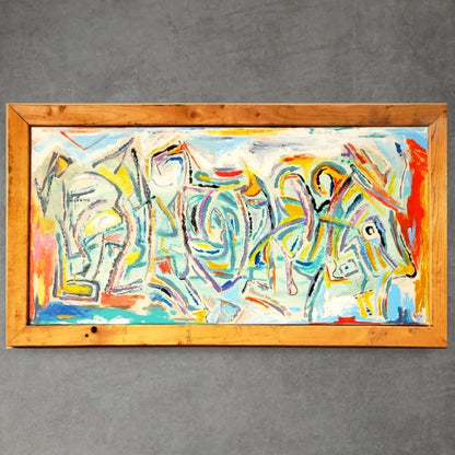 Bull In Dance 24 x 48 in